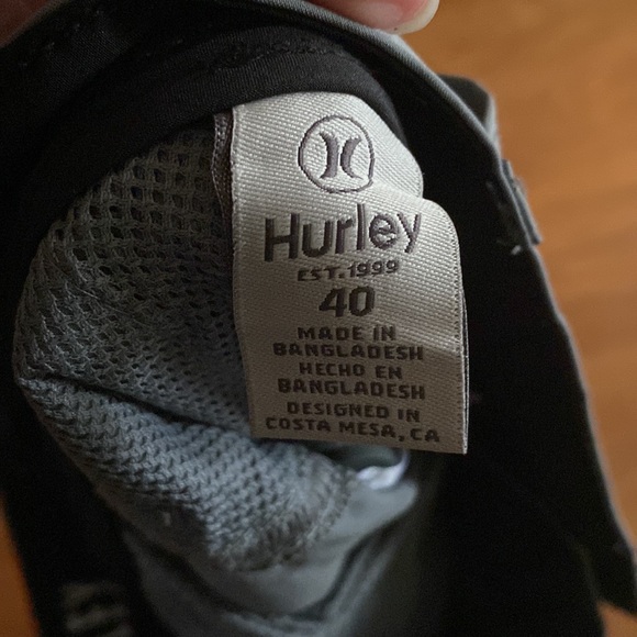 Hurley Quick Dry Hybrid Walkshort Medium Grey Hybrid Poly Shorts - Size 40 - Picture 5 of 6
